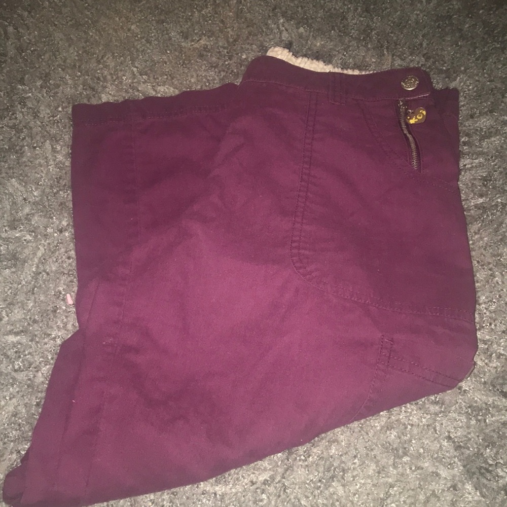 Koi Burgundy Flare Scrubs . NWOT